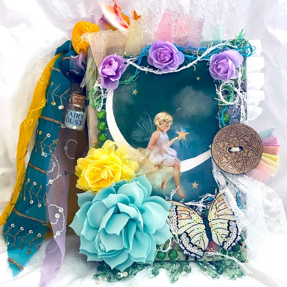 Fairy Hard Cover Junk Journal - Picture 1 of 10